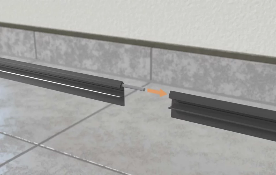 Trzpień łączący nierdzewny niemalowany Fi 5